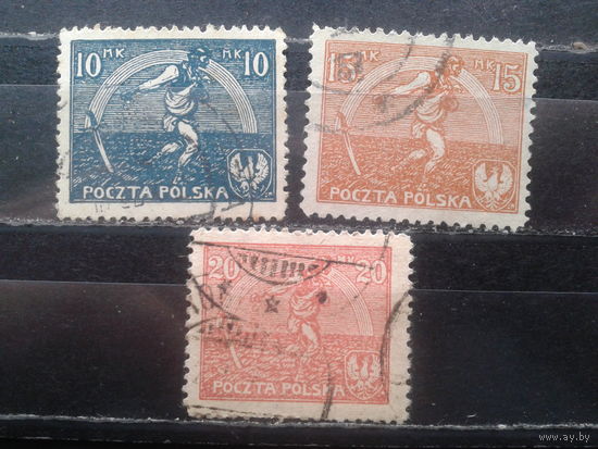 Польша, 1921. Стандарт. Сеятель, полная серия