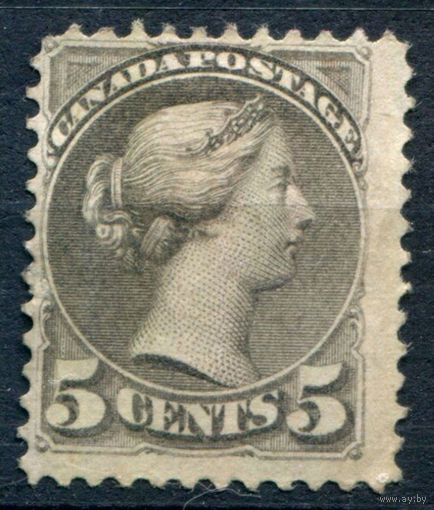 Канада - 1870/94г. - королева Виктория, 5 c - 1 марка - чистая, без клея [Mi 29 bA]. #3-WB-70-A-1