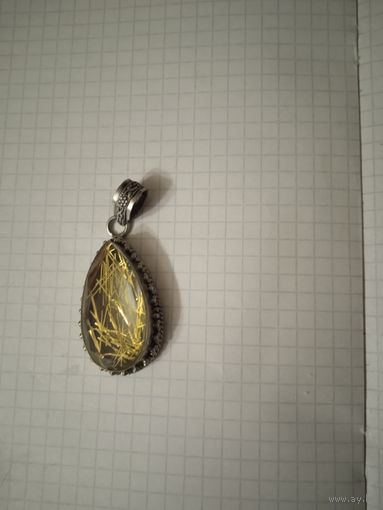 Кулон с камнем. Индия.