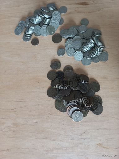 Копейки СССР после 1961 г. 950 грамм. С рубля.