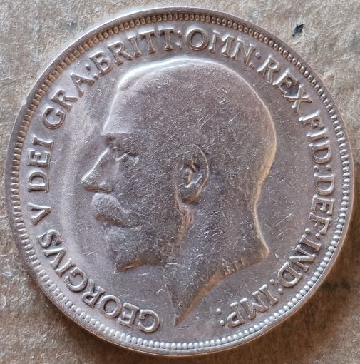 Великобритания 1 пенни, 1917 г., KM# 810