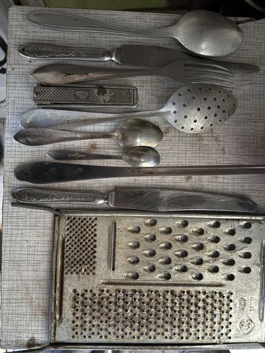 Советские столовые приборы(мельхиор, алюминий)