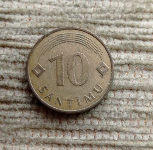 Werty71 Латвия 10 сантимов 1992