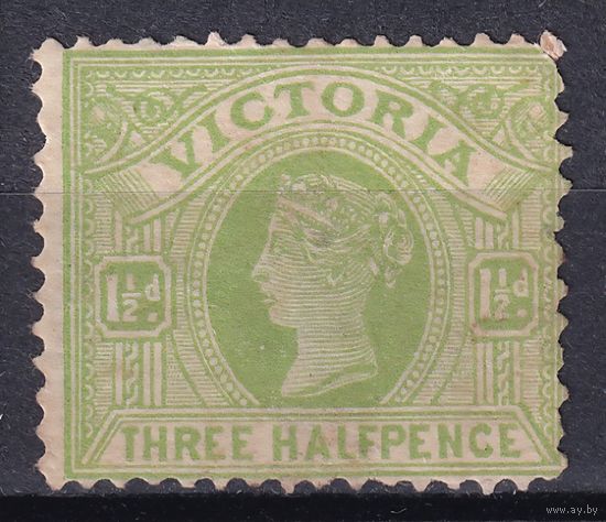 116.Aust. Великобритания. Австралийские штаты. Виктория. Стандарт. 1897 г. 1p. Mi.#111.