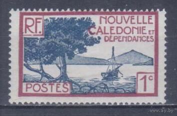 [815] Французские колонии. Новая Каледония 1928. У побережья.1с. МН