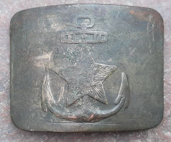 Пряга ВМФ СССР ранняя,  массивная , томпак