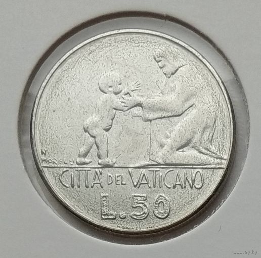 Ватикан 50 лир 1978 г. В холдере