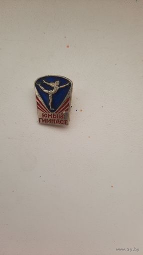 Значок,,Юный гимнаст,,СССР.