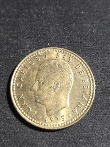 Испания 1 песета 1975
