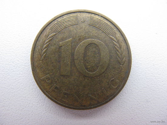 ФРГ 10 пфеннигов 1982 J.