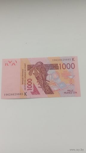 СЕНЕГАЛ 1000 франков 2003 год