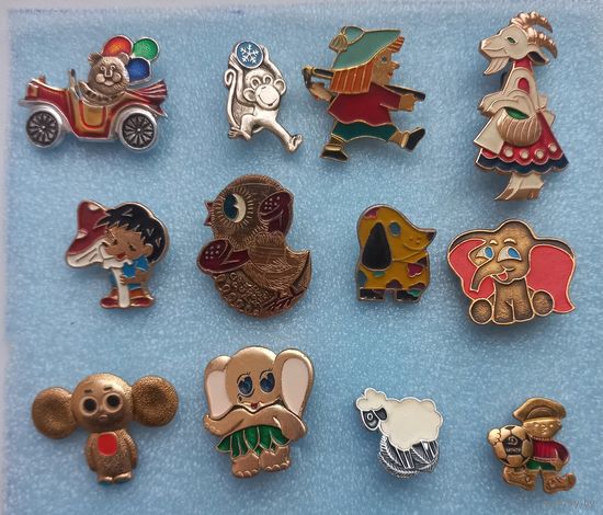 Значки. Мультфильмы. Сказки. Детские.