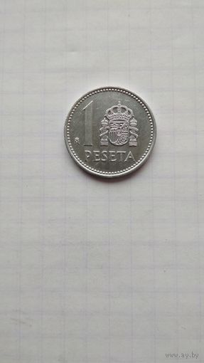 1 песета 1988 г. Испания.