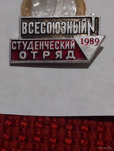 Значок " ВСО 1989 "
