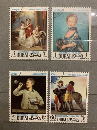 ОАЭ. Дубаи 1968. Картины великих художников