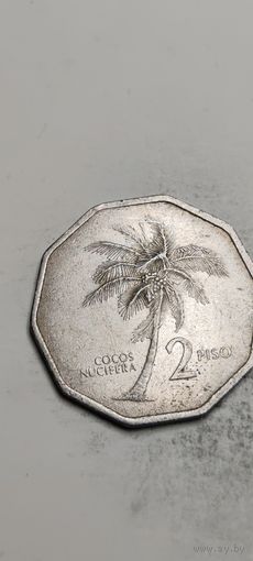 Филиппины 2 песо  1989