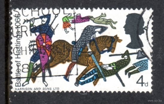 Великобритания. Ми-436. 1066 год.Битва при Гастингсе. Гобелен.1968.