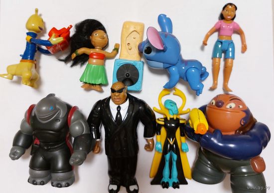 Игрушки из серии "Лило и Стич" (МакДональдс)