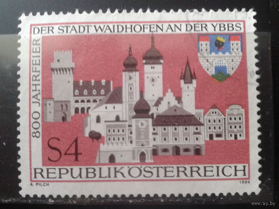 Австрия 1986 800 лет городу, герб