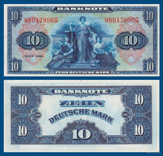 [КОПИЯ] Германия 10 марок 1948г.