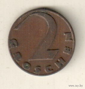 Австрия 2 грош 1928
