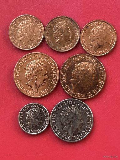 Монеты поздней Елизаветы ll