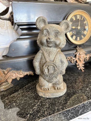 Статуэтка Олимпийский мишка Чемпион Силумин