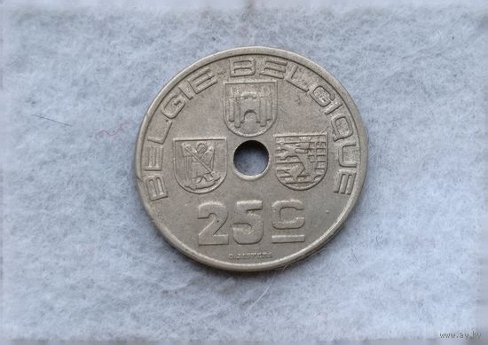 Werty71 Бельгия 25 сантимов 1938