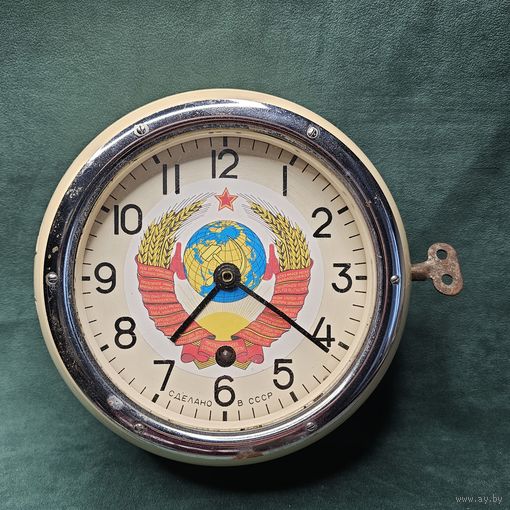 Старт с 1 Рубля !!! Каютные" Корабельные Вахтенные Морские Настенные часы Ретро СССР