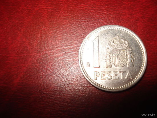 1 песета 1987 год Испания