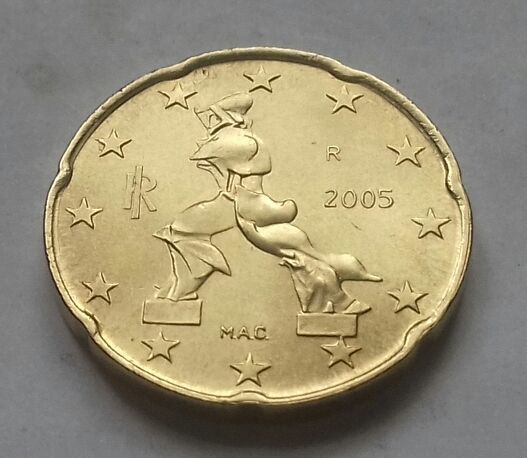 20 евроцентов, Италия 2005 г.