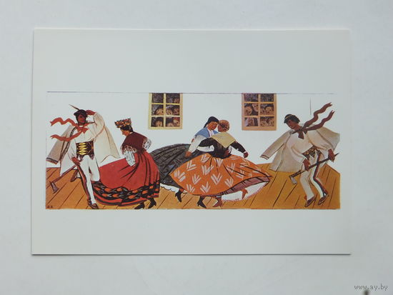 Польша танец  1978 10х15 см