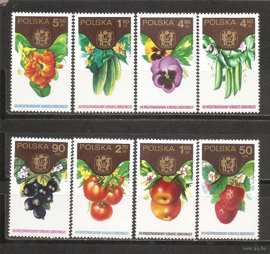Польша 1974 Растения
