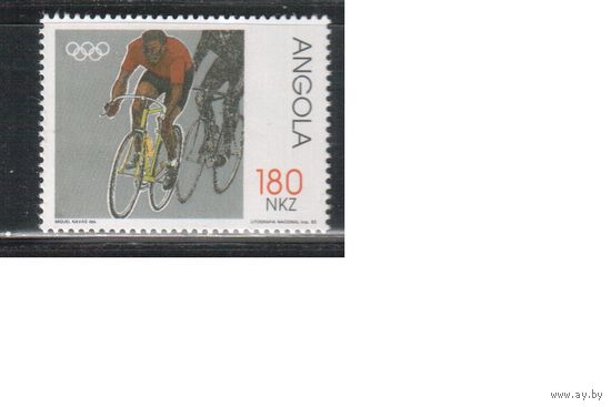 Ангола-1992 (Мих.898) , ** ,   Спорт, Велоспорт , Велосипеды,