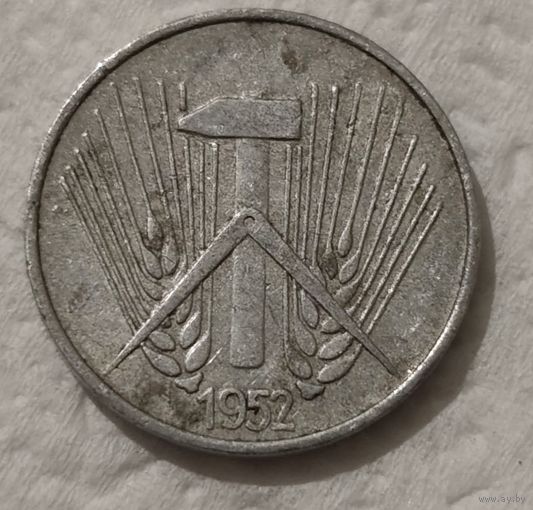 Германия - ГДР 1 пфенниг, 1952 "A" - Берлин (14-6-23)