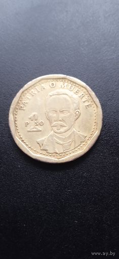 Куба 1 песо 2002 г.