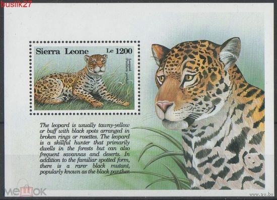 1993. Сьерра Леоне. Леопарды. MNH