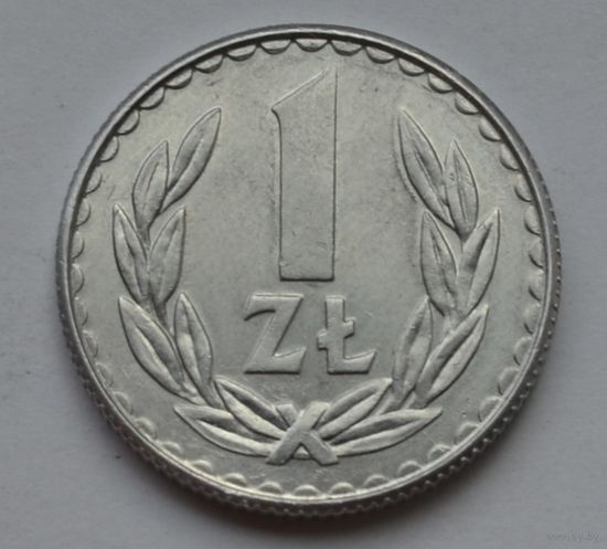 Польша, 1 злотый 1987 г.