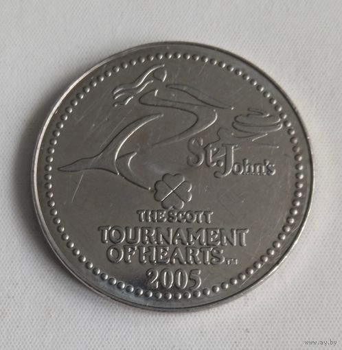Медаль по кёрлингу. Канада. 2005 г.