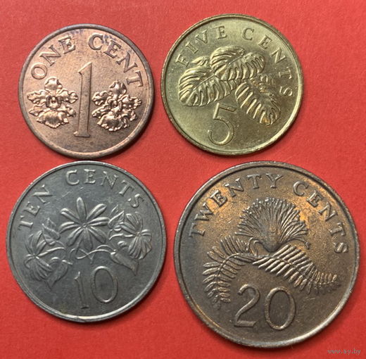 Сингапур 4 монеты