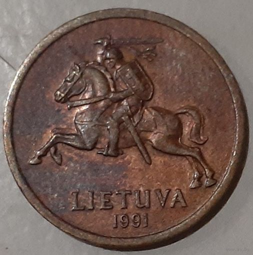 Литва 20 центов, 1991 (14-19-27)