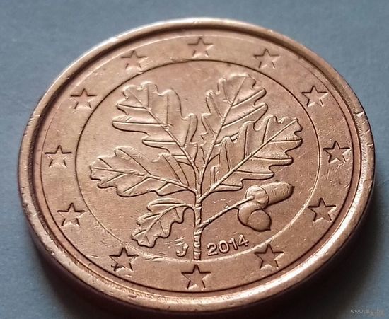 1 евроцент, Германия 2014 J