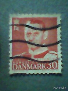Дания. Фредерик 9. 1952г. гашеная