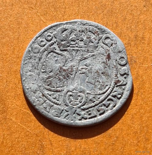 6 грош 1666 год