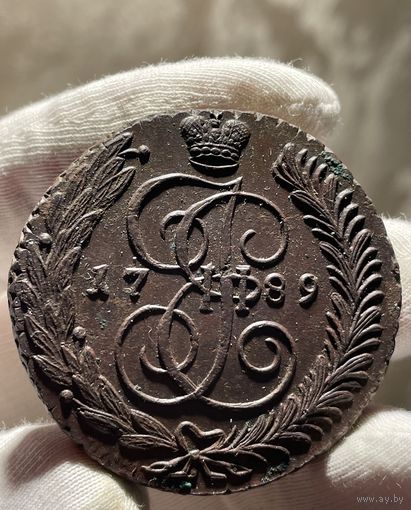 5 копеек 1789 АМ без МЦ.Кладовая.Состояние!!