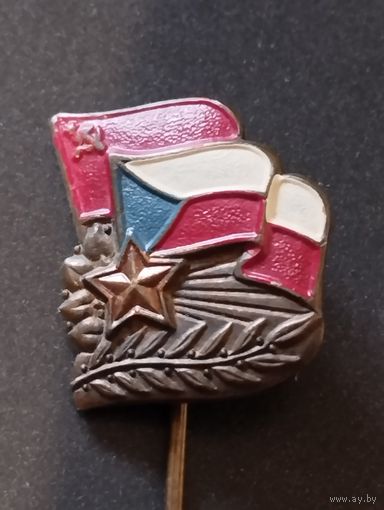 Знак дружбы СССР-ЧССР.