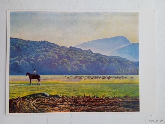 Кент. Салли верхом на лошади. Асгор