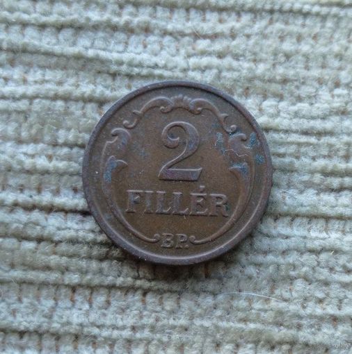 Werty71 Венгрия 2 филлера 1939