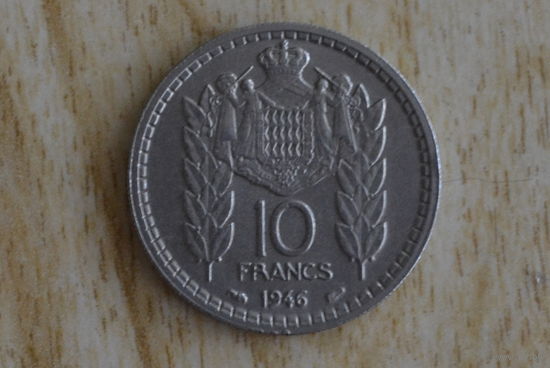 Монако 10 франков 1946