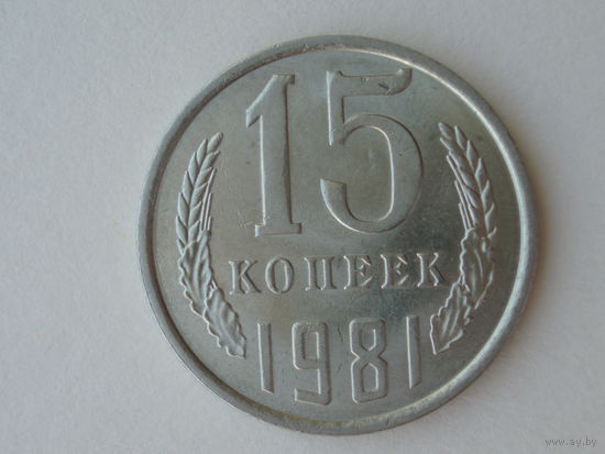 15 копеек 1981 aUNC #2